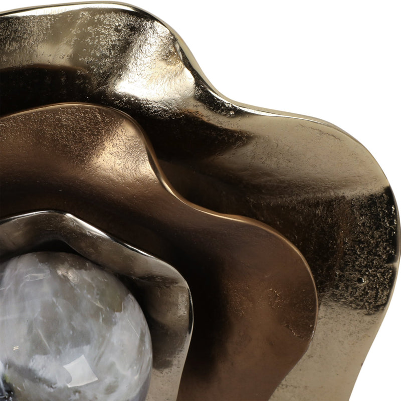 S/3 16/14/11" Keynes Aluminum Wall Flowers - Al Rugaib Furniture