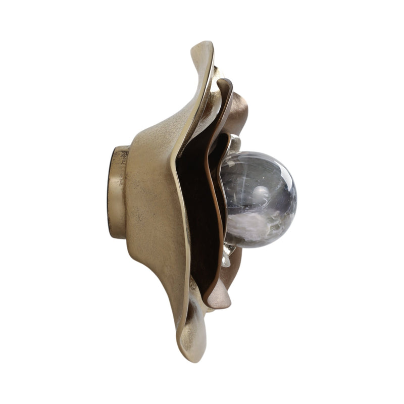 S/3 16/14/11" Keynes Aluminum Wall Flowers - Al Rugaib Furniture