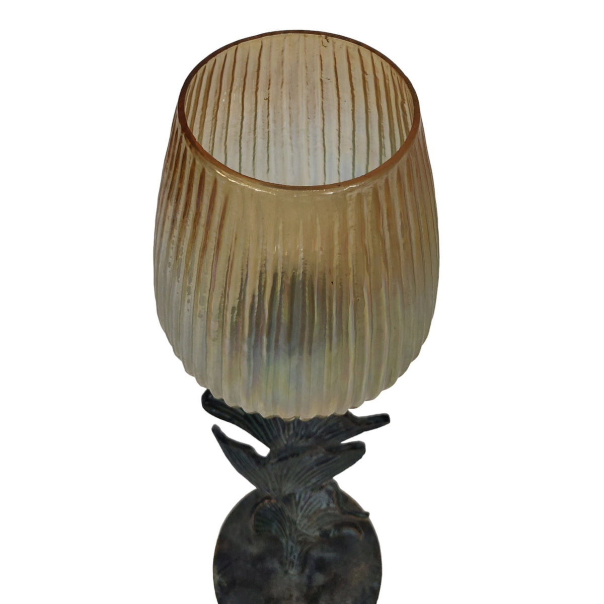 S/3 17/20/23" Yarrow Candleholders, Gray Candle Holders| Sagebrook Home