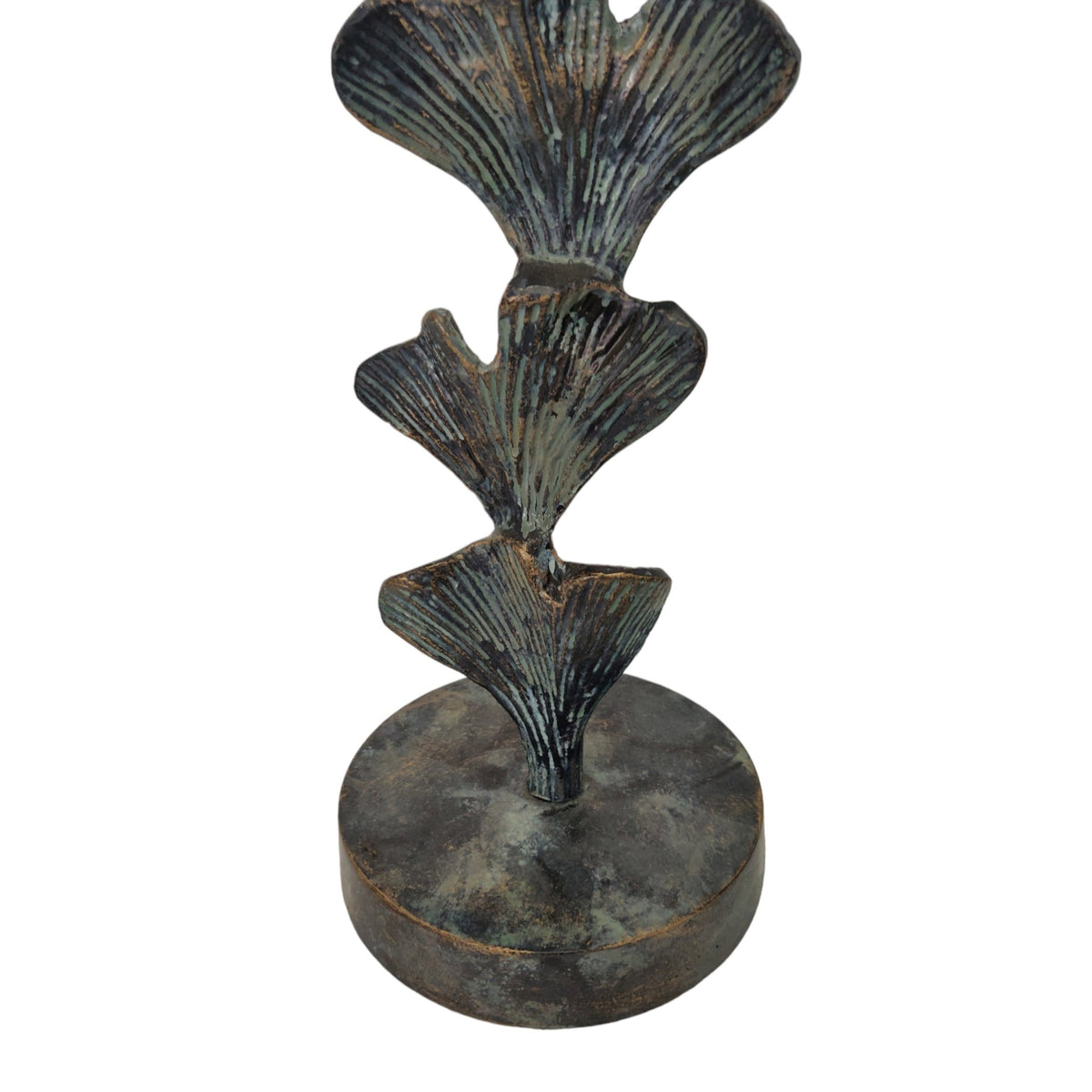 S/3 17/20/23" Yarrow Candleholders, Gray Candle Holders| Sagebrook Home
