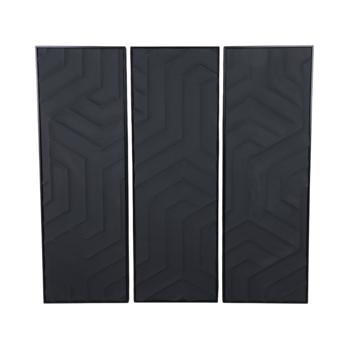 S/3 20X59 ENDICOTT DIMENSIONAL PLASTER WALL ART Wall Art| Sagebrook Home