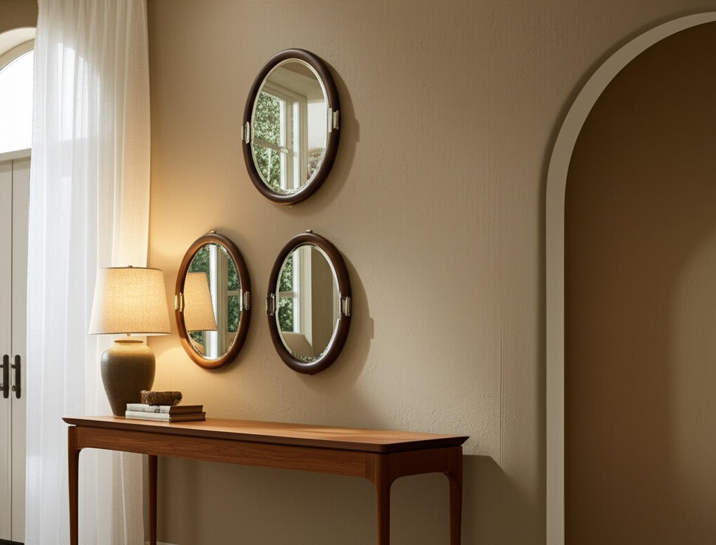 S/3 22/18/14" Sheffield Wall Mirror With Wood Fram Wall Art| Sagebrook Home