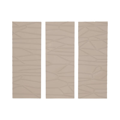 S/3 24X63 CHINATI DIMENSIONAL PLASTER ART - Al Rugaib Furniture