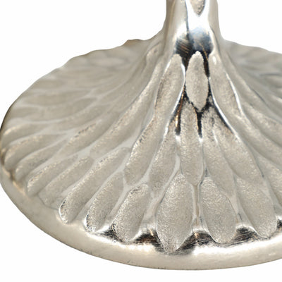 S/3 26/32/40" Crestin Silver Tall Candleholders Kd - Al Rugaib Furniture