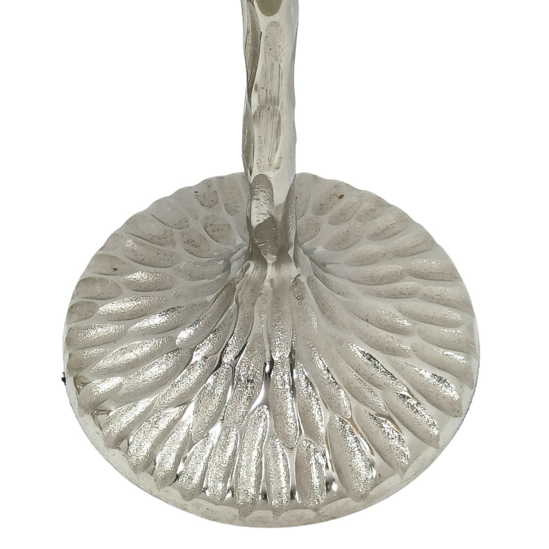 S/3 26/32/40" Crestin Silver Tall Candleholders Kd - Al Rugaib Furniture