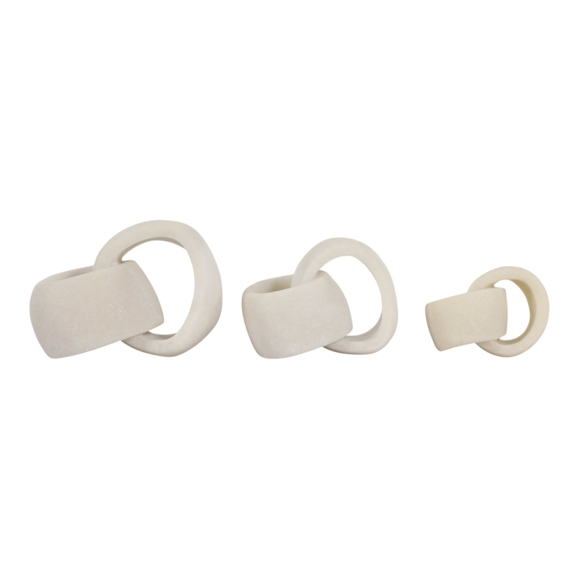 S/3 4/5/6" FAIRWAY QUARTZ RESIN KNOTS Table Decors| Sagebrook Home
