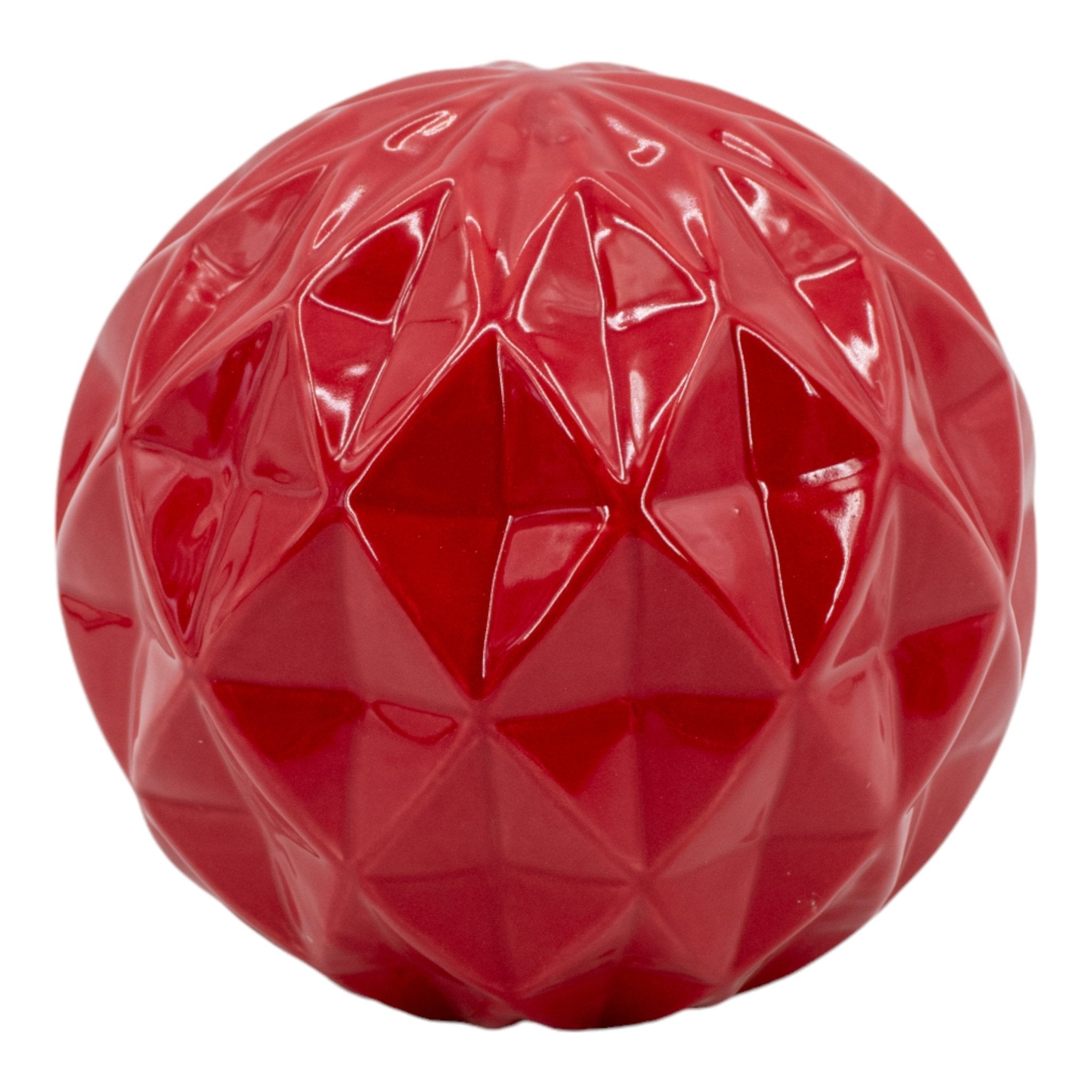 S/3 4/5/6" Varena Red Deco Balls Table Decors| Sagebrook Home