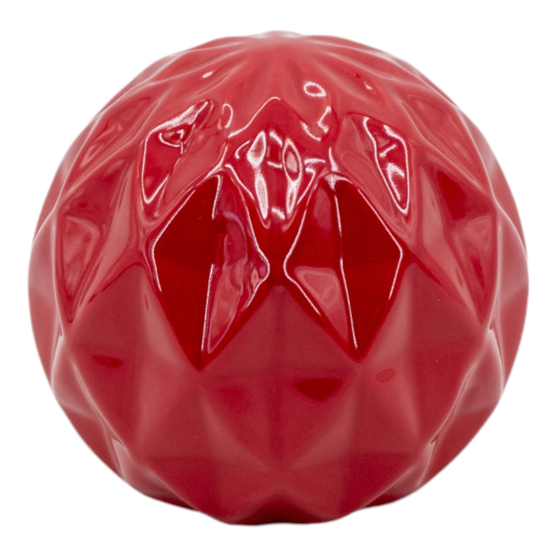 S/3 4/5/6" Varena Red Deco Balls Table Decors| Sagebrook Home