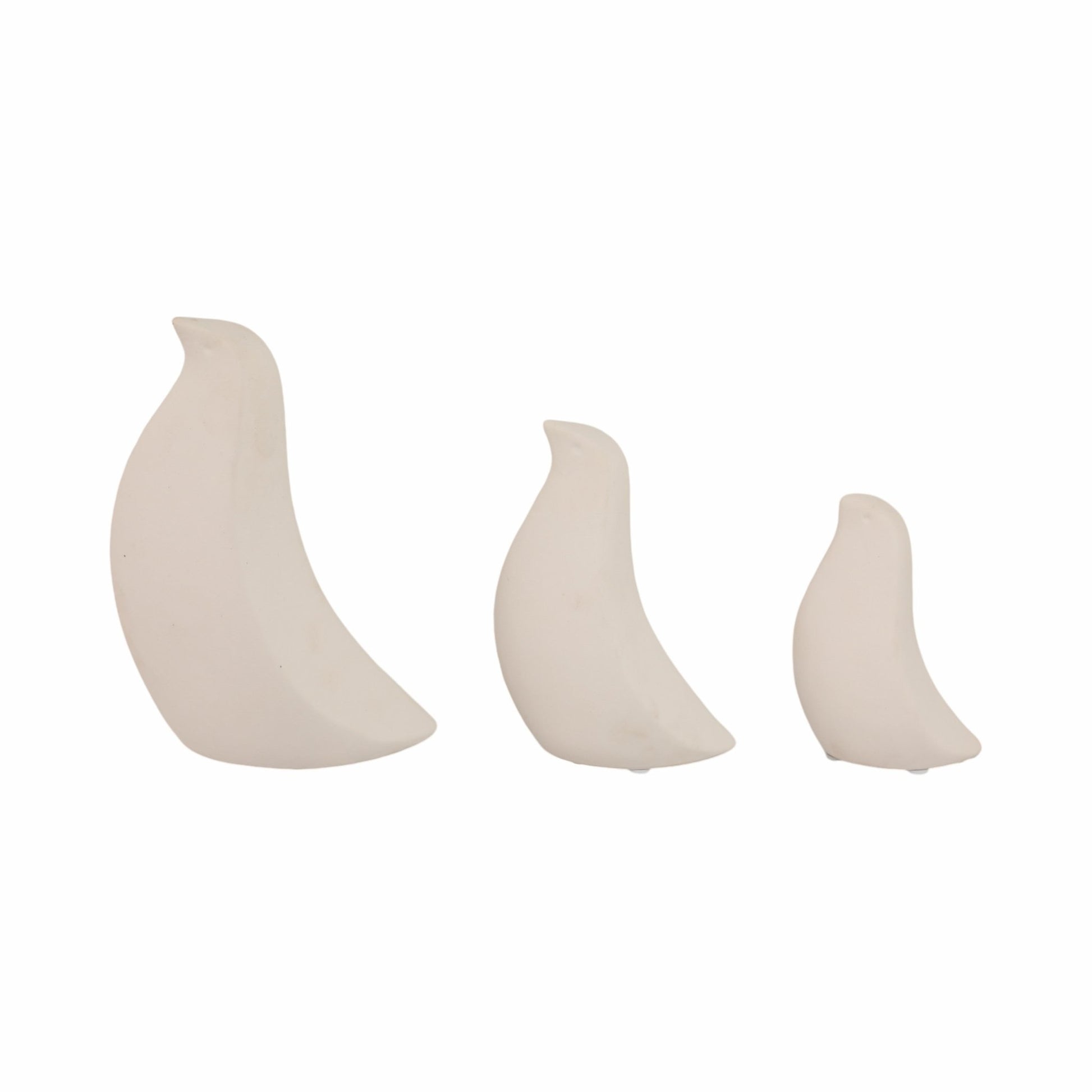 S/3 5/7/8" CORVALLIS BIRD STATUARY Table Decors| Sagebrook Home
