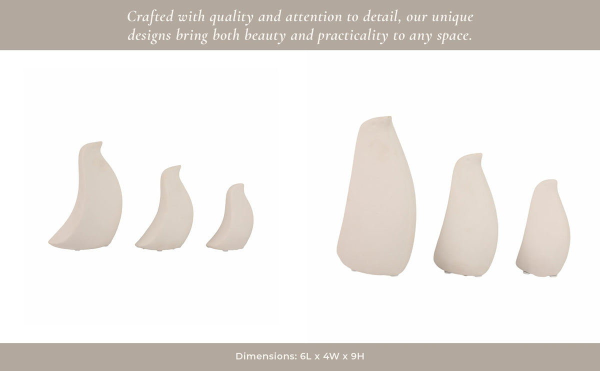 S/3 5/7/8" CORVALLIS BIRD STATUARY Table Decors| Sagebrook Home