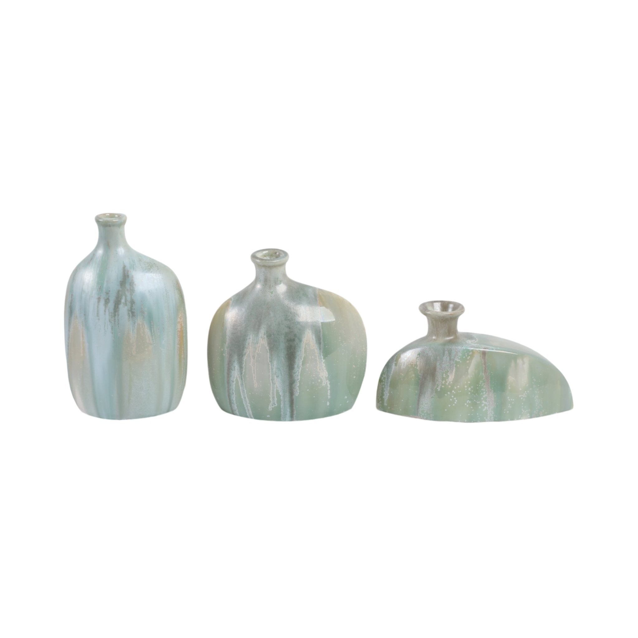 S/3 5/8/9" Tigard/Hermiston Ceramic Vases Vases and Jars| Sagebrook Home