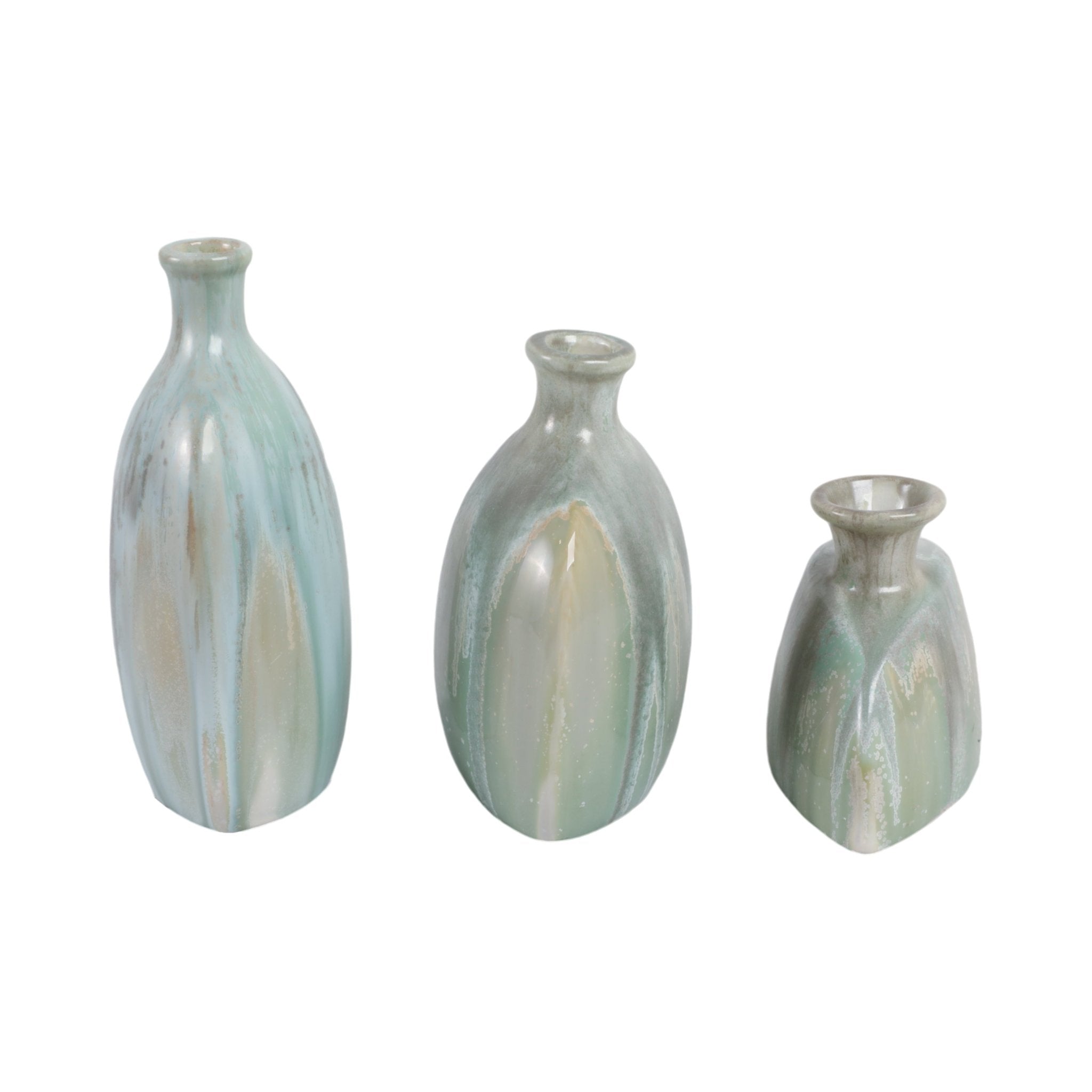 S/3 5/8/9" Tigard/Hermiston Ceramic Vases Vases and Jars| Sagebrook Home