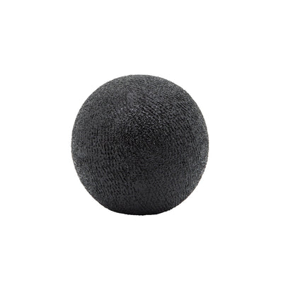 S/3 6/5/4" BEADED ORBS, BLACK - Al Rugaib Furniture