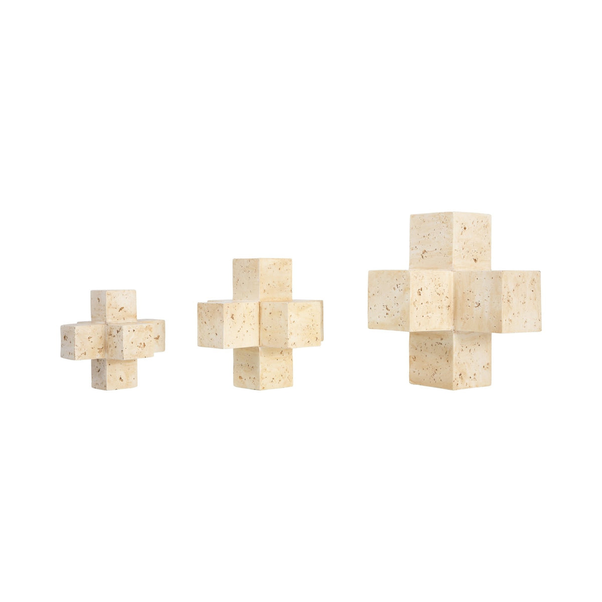 S/3 6/8/10" KOYO JACK OBJECTS, NATURAL Table Decors| Sagebrook Home