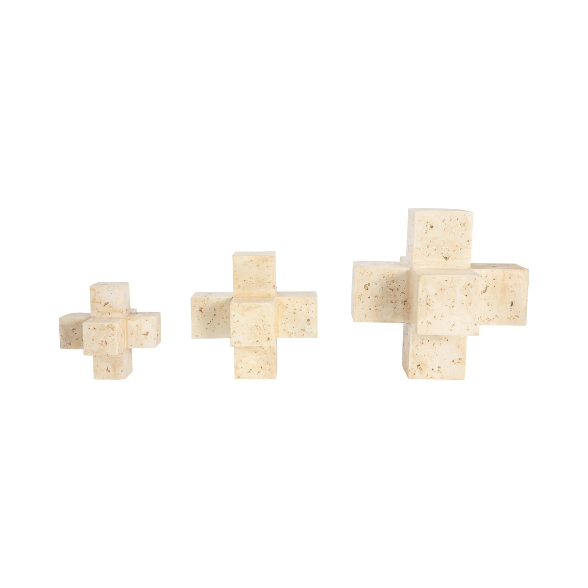 S/3 6/8/10" KOYO JACK OBJECTS, NATURAL Table Decors| Sagebrook Home