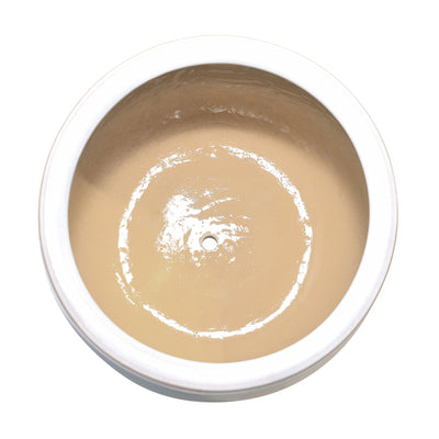 S/3 6/9/11" Reactive Ombre Planters, Ivory - Al Rugaib Furniture