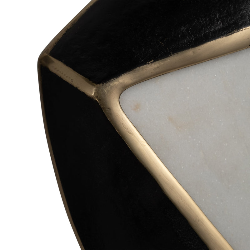 S/3 8/11/14" Dayton Marble Triangle Wall Decor - Al Rugaib Furniture