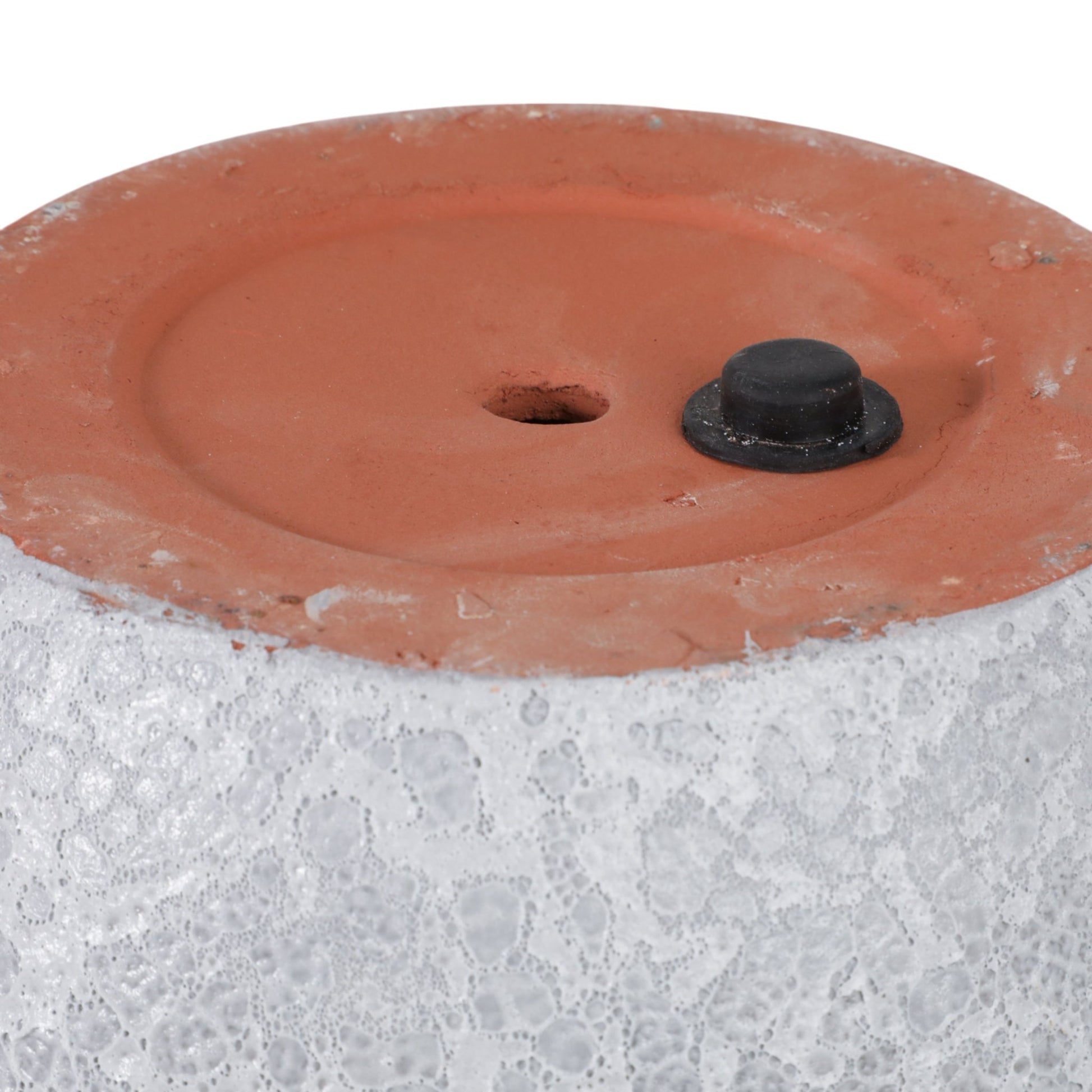S/3 8/11/15" Lava Planters, White Planter| Sagebrook Home