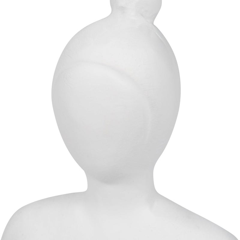 S/3 9" Resin Candle Holder,white - Al Rugaib Furniture