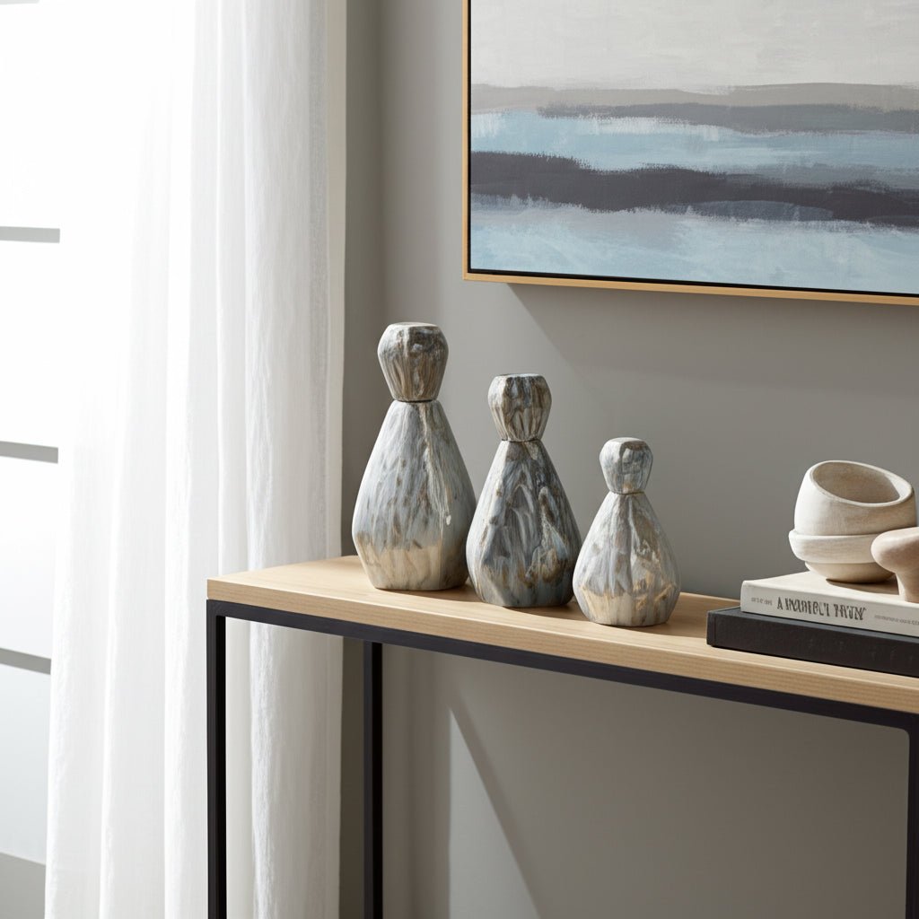 S/3 9/11/13" Tacoma/Corvallis Ceramic Bottles Vases and Jars| Sagebrook Home