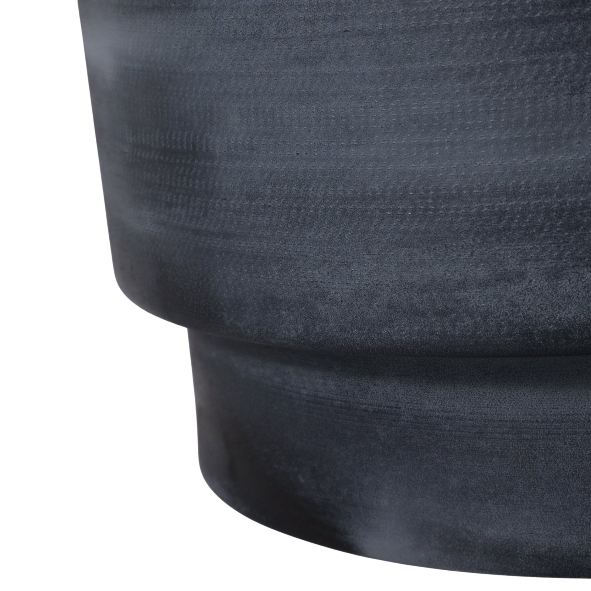 S/3 9/11/13" Tall Metal Pedestal Planters, Gray Planter| Sagebrook Home