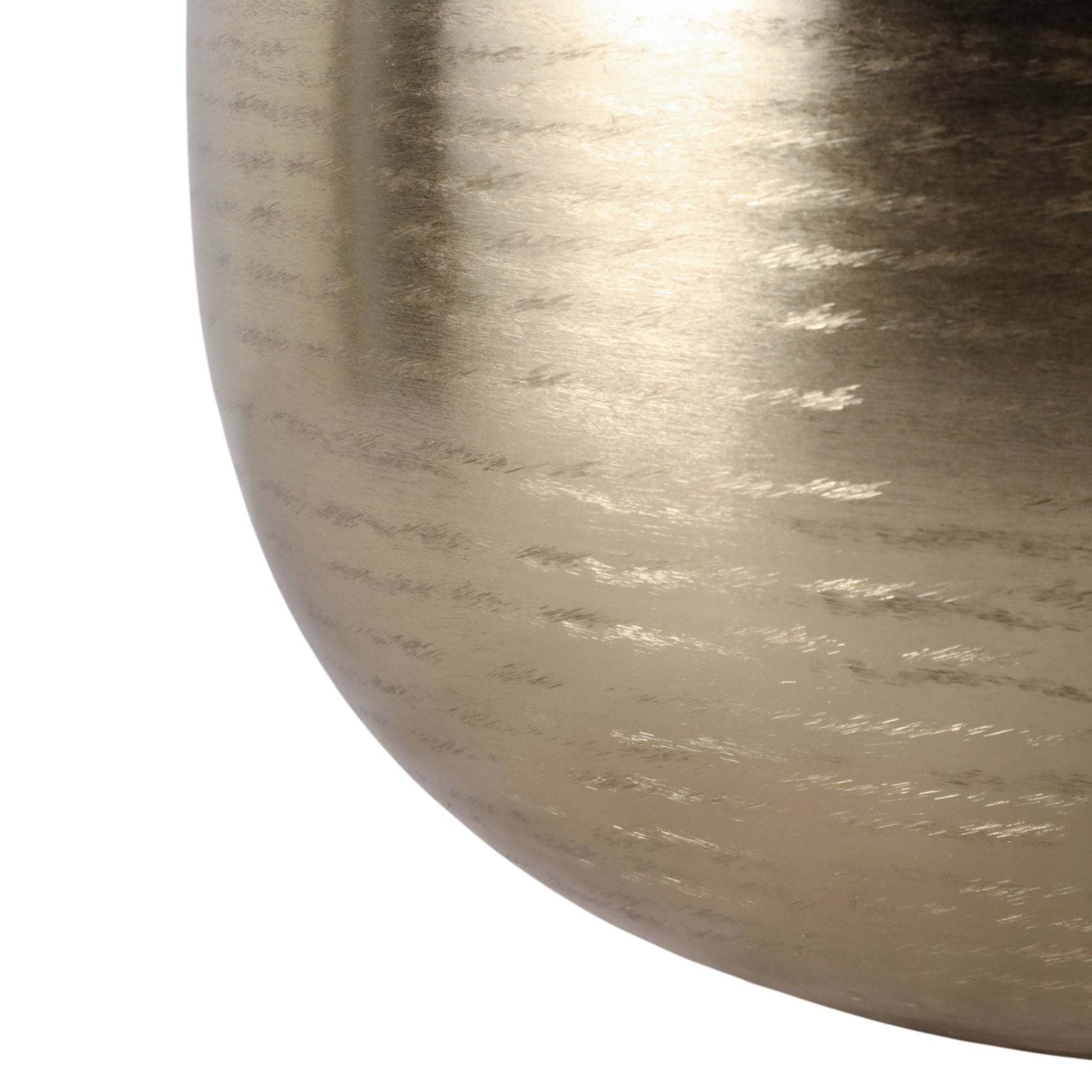 S/3 9/12/14" Hammered Metal Planters, Gold Planter| Sagebrook Home