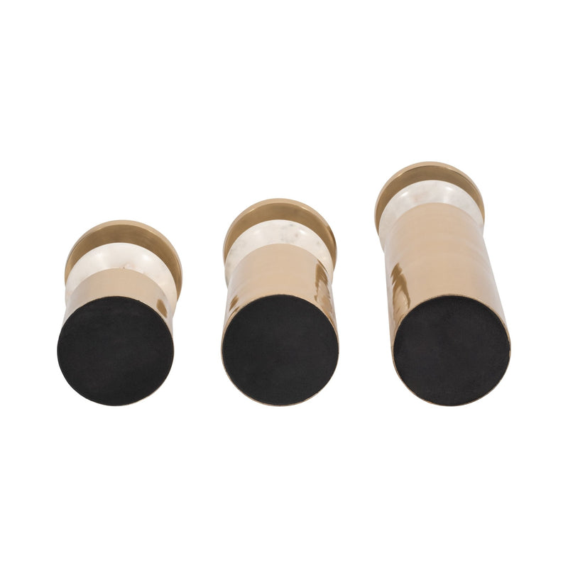 S/3 9/12/16" Leiden Candle holder - Al Rugaib Furniture