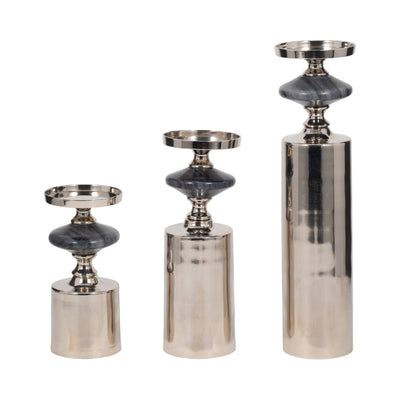 S/3 9/12/16" Leiden Candle holder - Al Rugaib Furniture