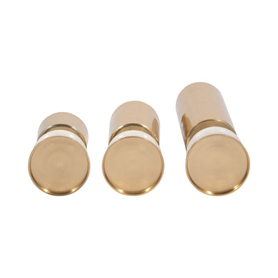 S/3 9/12/16" Leiden Candle holder - Al Rugaib Furniture