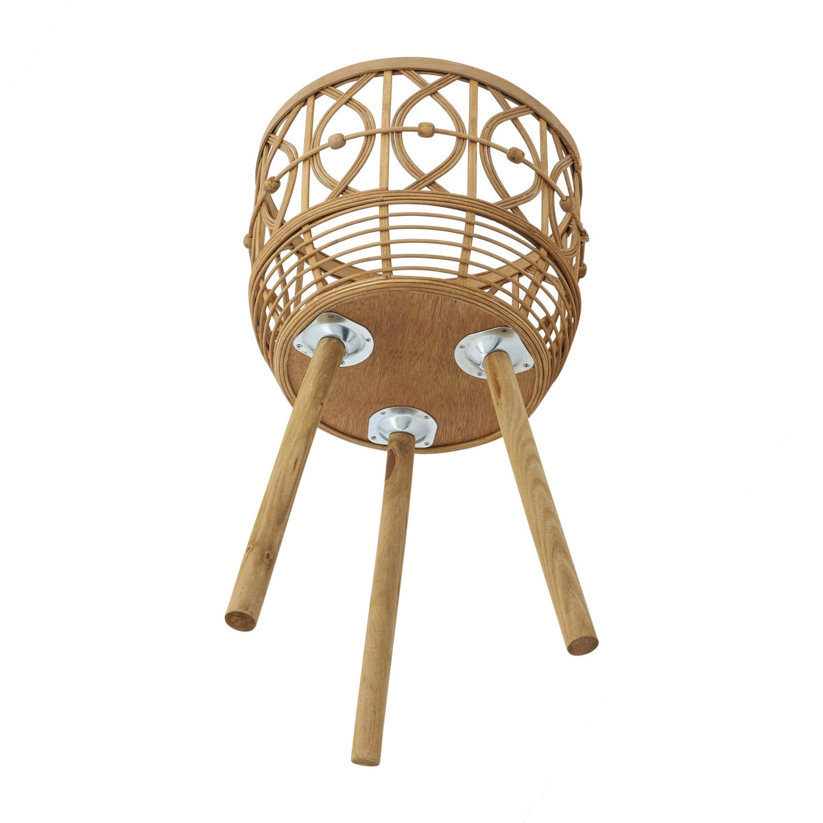 S/3 BAMBOO PLANTERS 11/13/15" NATURAL Outdoor Planters| Sagebrook Home