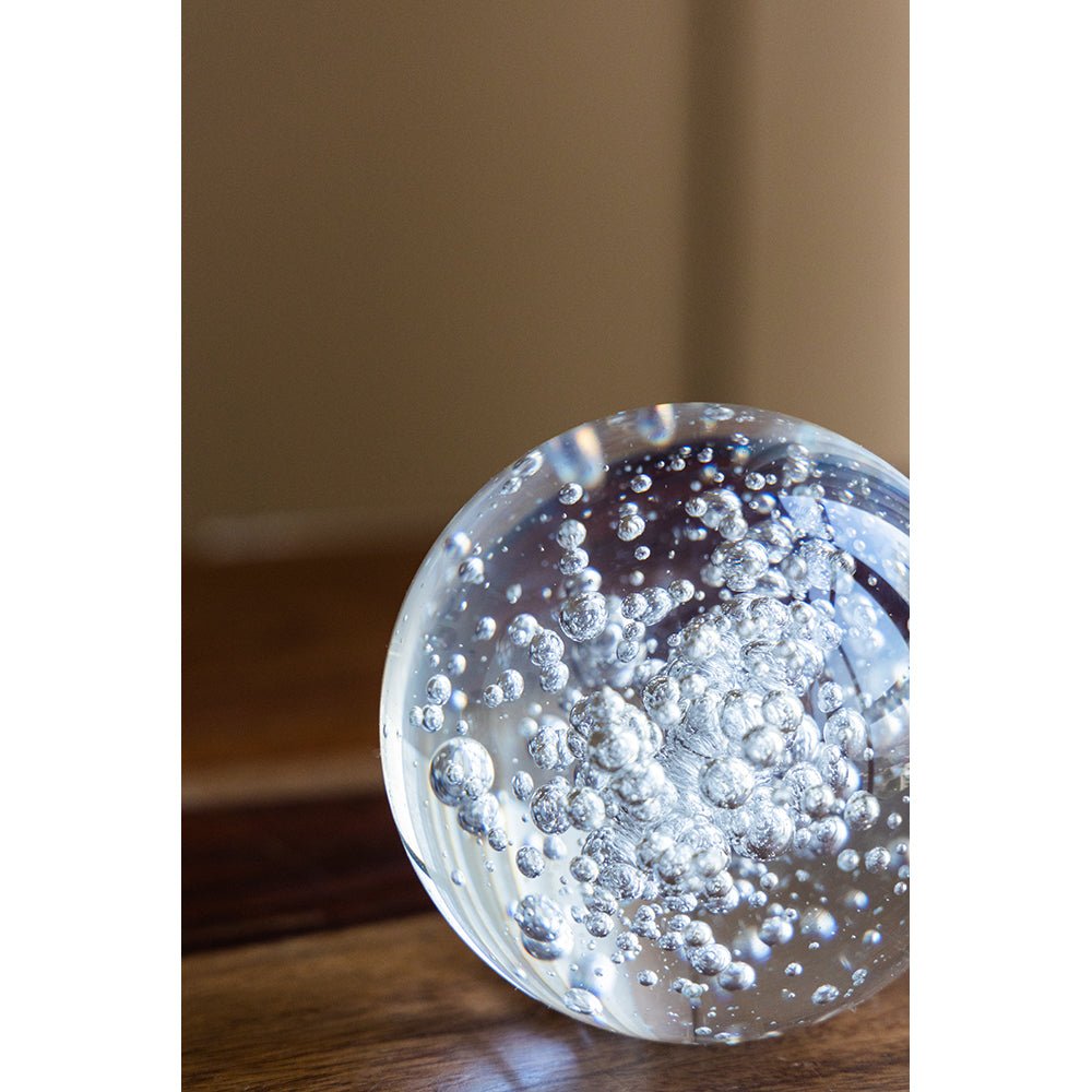S/3 D3x3" Bubble Spheres Table Decors| Roots Furniture