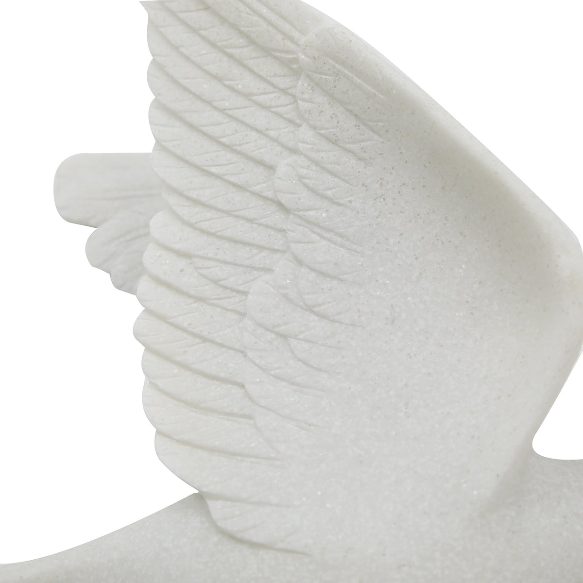 S/3 Horizon Quartz Resin Bird Wall Decor, White Wall Shelf| Sagebrook Home
