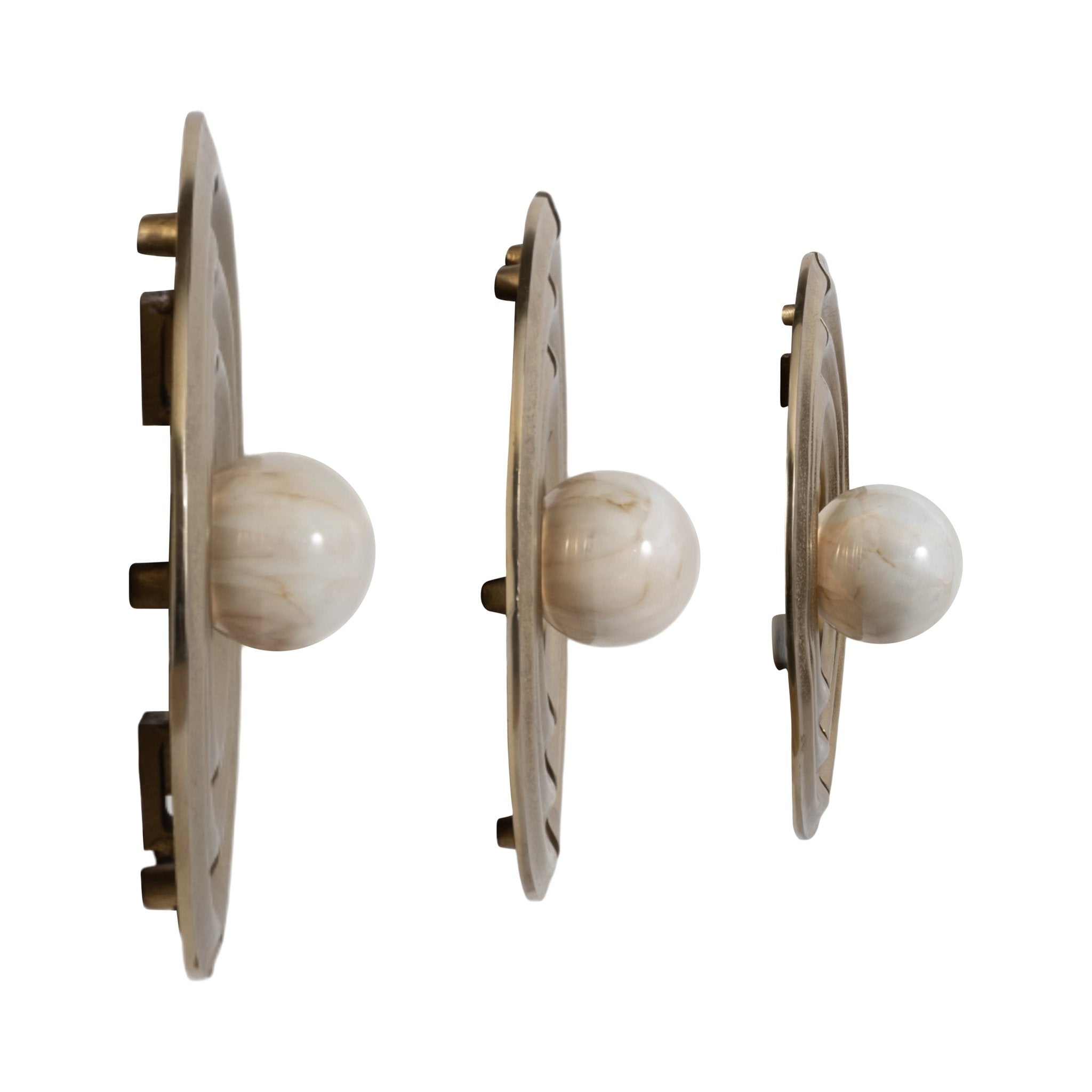 S/3 Leza 12/15/18" Gold Ring Wall Decor Wall Shelf| Sagebrook Home
