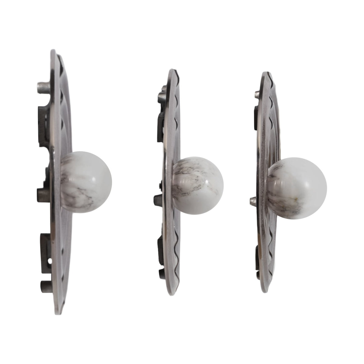 S/3 Leza 12/15/18" Silver Ring Wall Decor Wall Shelf| Sagebrook Home