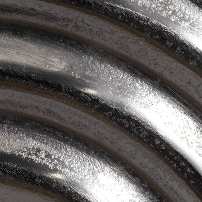 S/3 Leza 12/15/18" Silver Ring Wall Decor - Al Rugaib Furniture