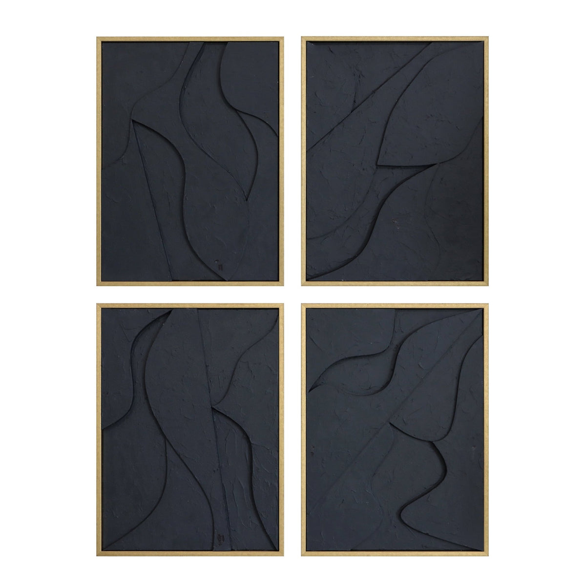 S/4 15X20 VITOSHA DIMENSIONAL PLASTER WALL ART Wall Art| Sagebrook Home