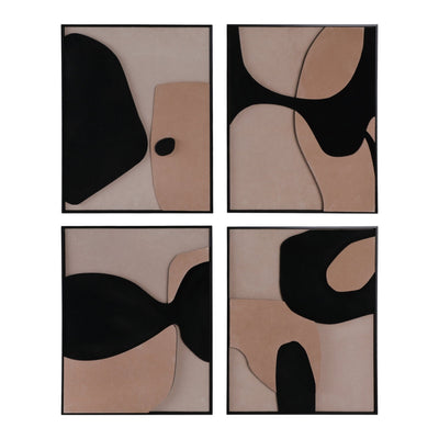 S/4 16x20 Upton Suede Wall Art - Al Rugaib Furniture