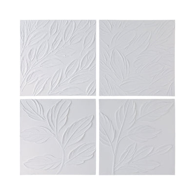 S/4 20x20 Maeve Handpainted Dimensional Wall Art - Al Rugaib Furniture