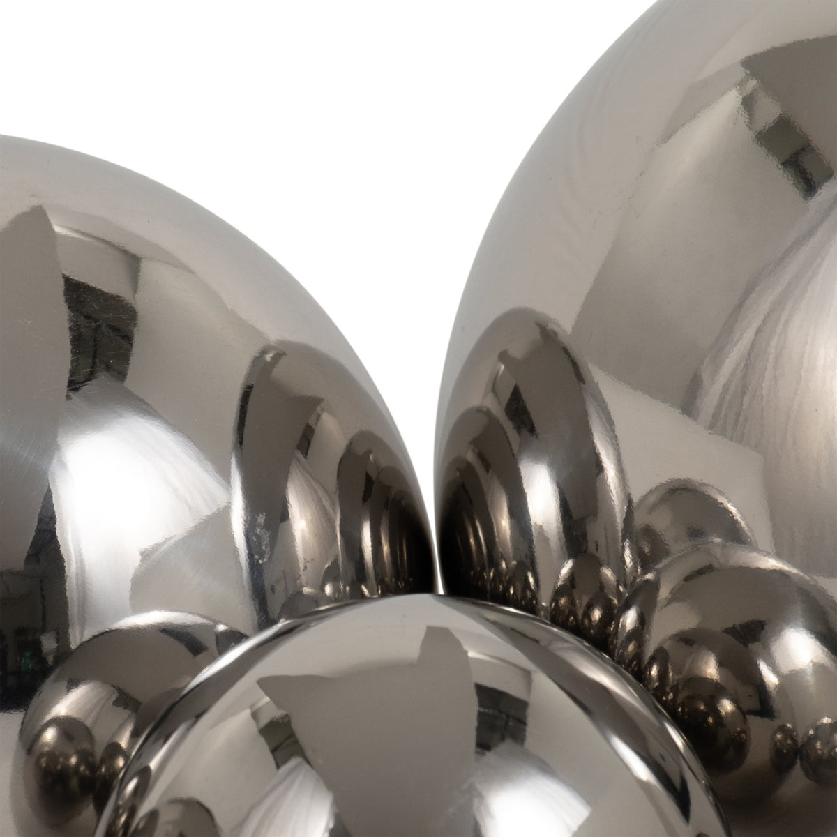 S/5 2/3/4/5/6" ADAGIO STEEL SPHERES DECO BALLS, Table Decors| Sagebrook Home