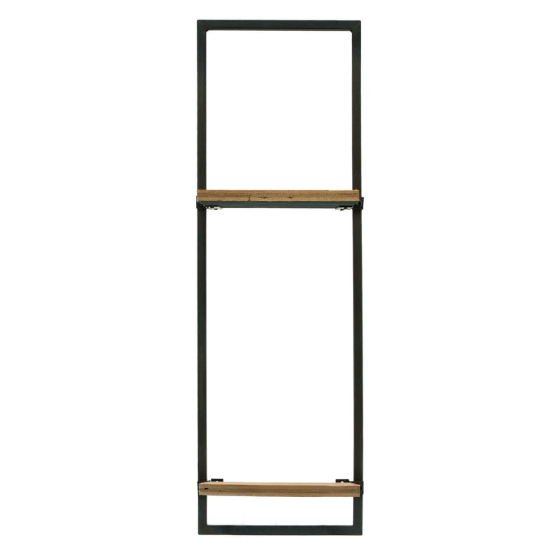 S/5 WOOD/METAL WALL SHELVES - Al Rugaib Furniture