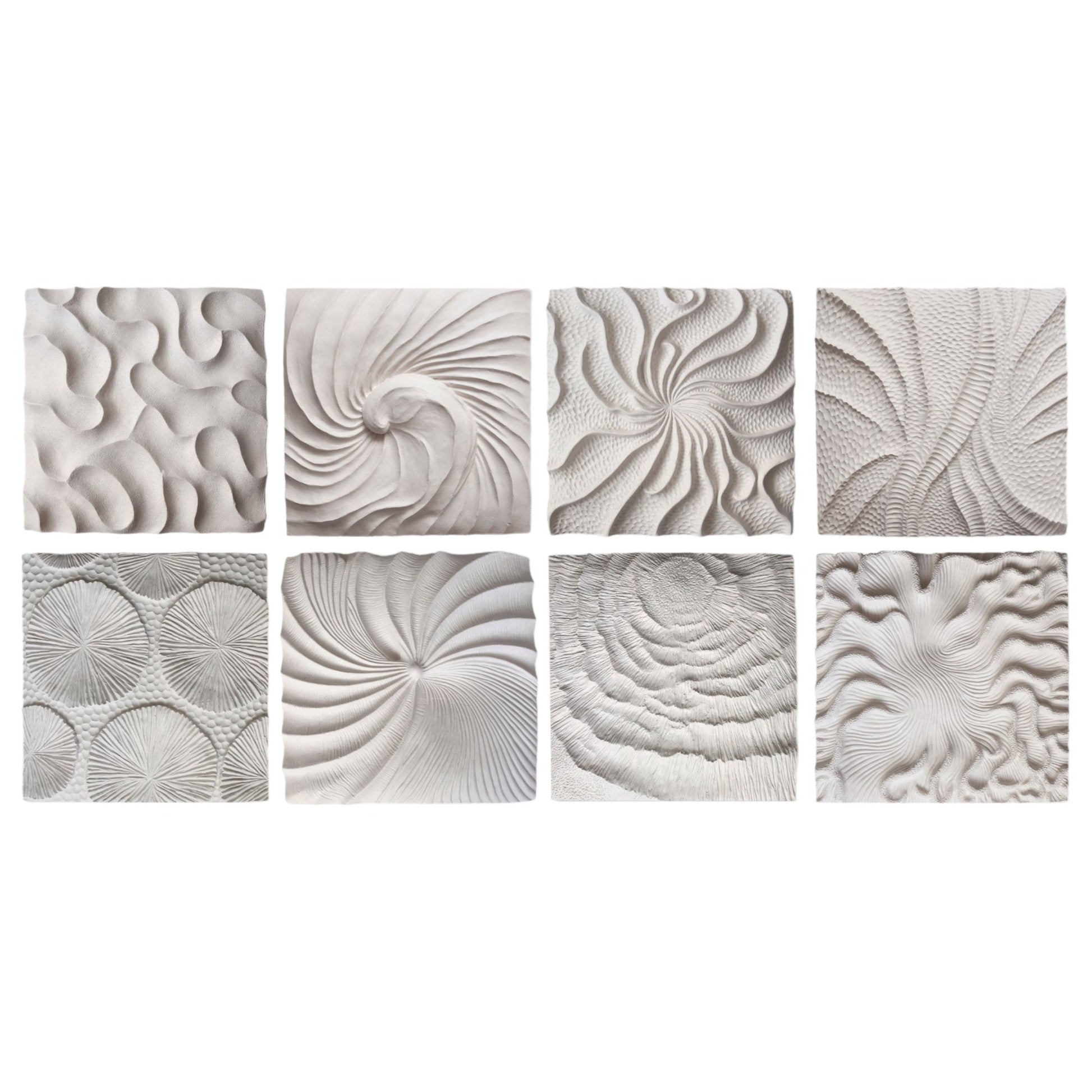 S/8 14x14" Majorca Shell Wall Panels Wall Art| Sagebrook Home