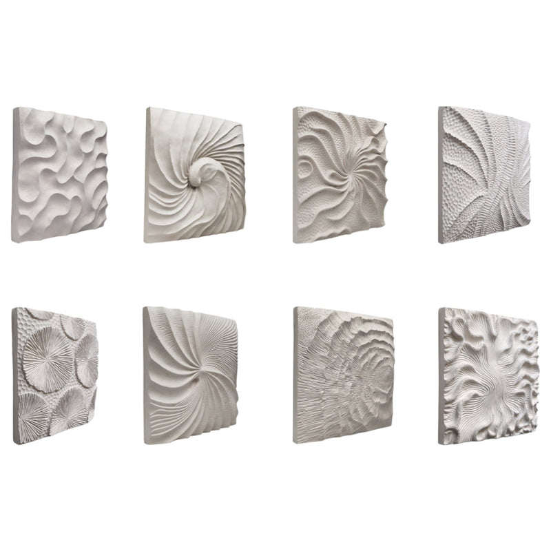 S/8 14x14" Majorca Shell Wall Panels - Al Rugaib Furniture