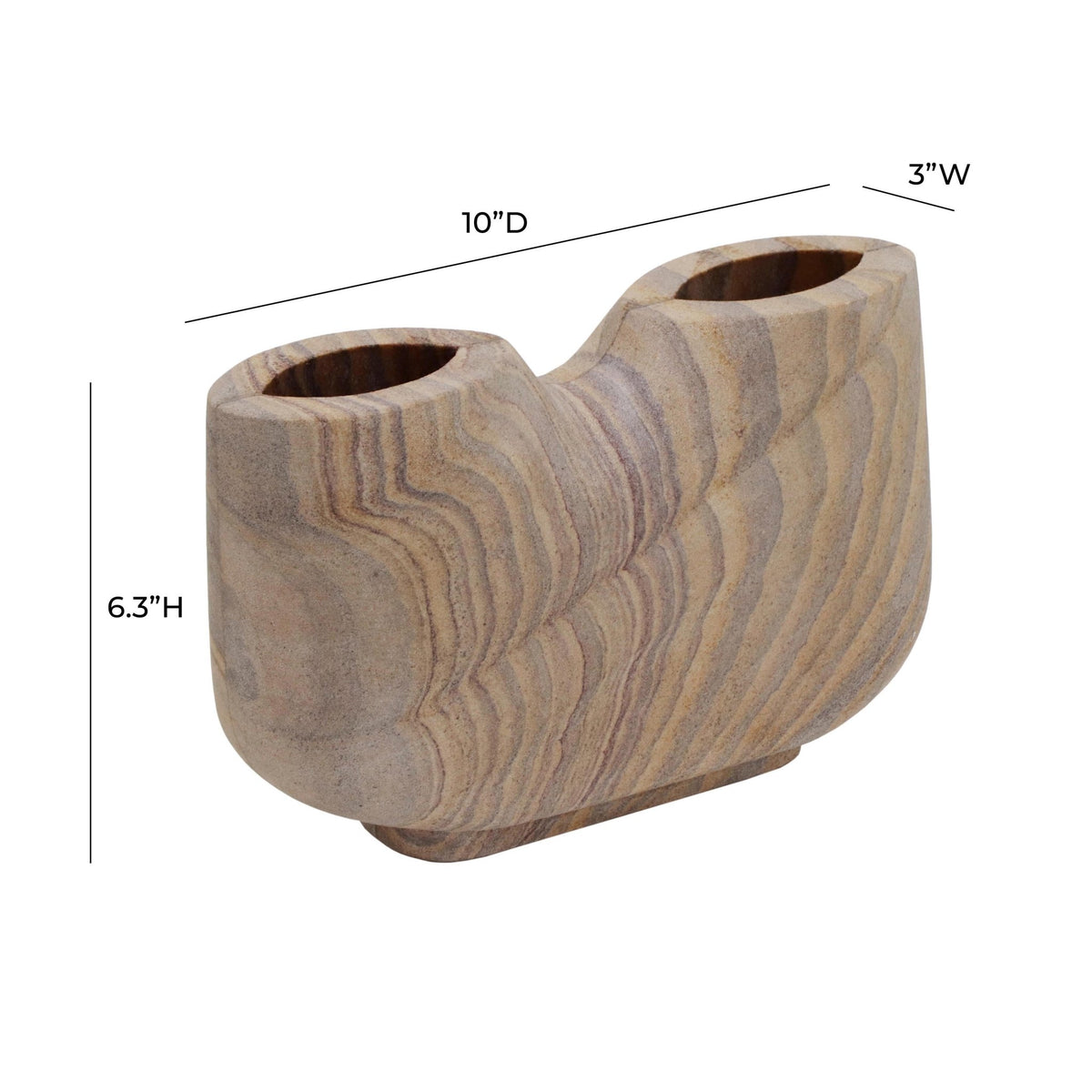Saava Rainbow Stone Vase Vases and Jars| TOV