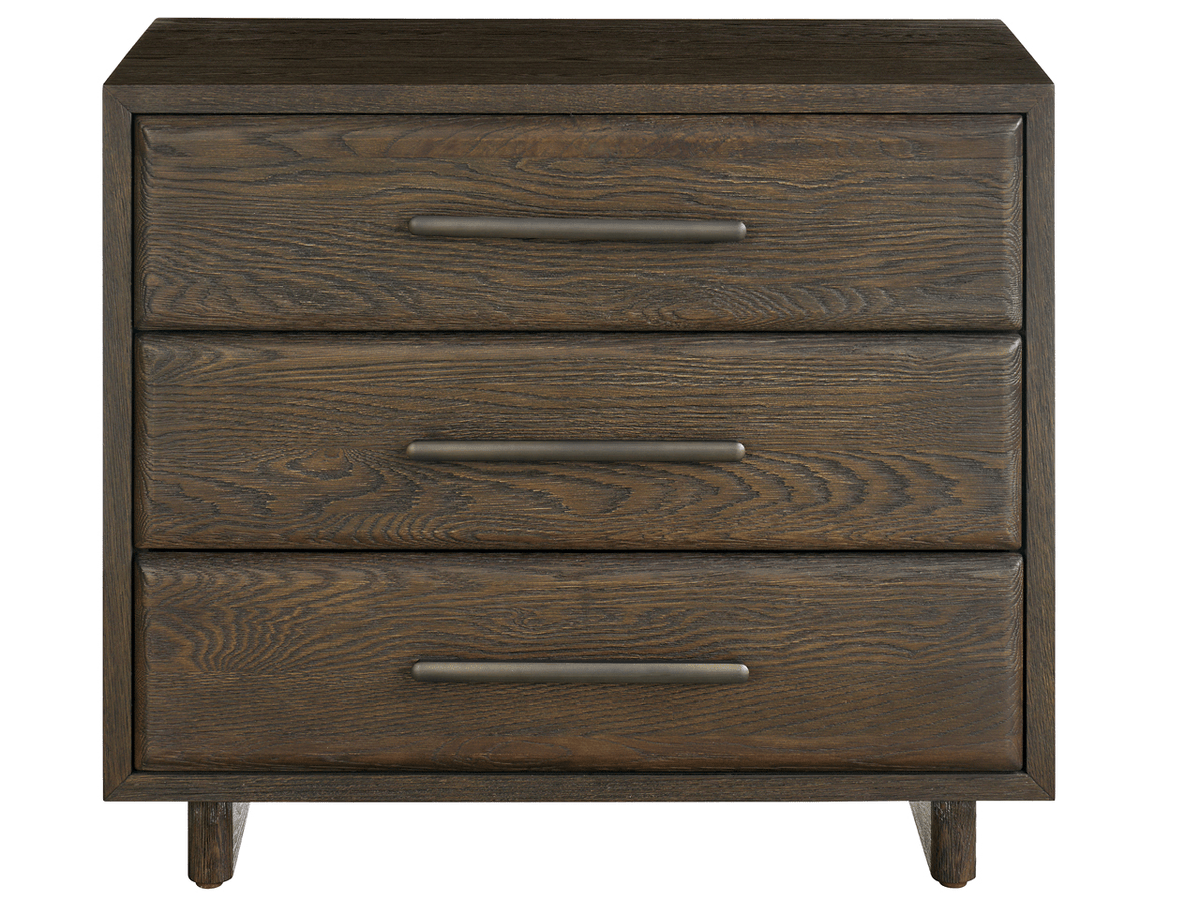 Sable Three Drawer Nightstand Nightstands| Universal