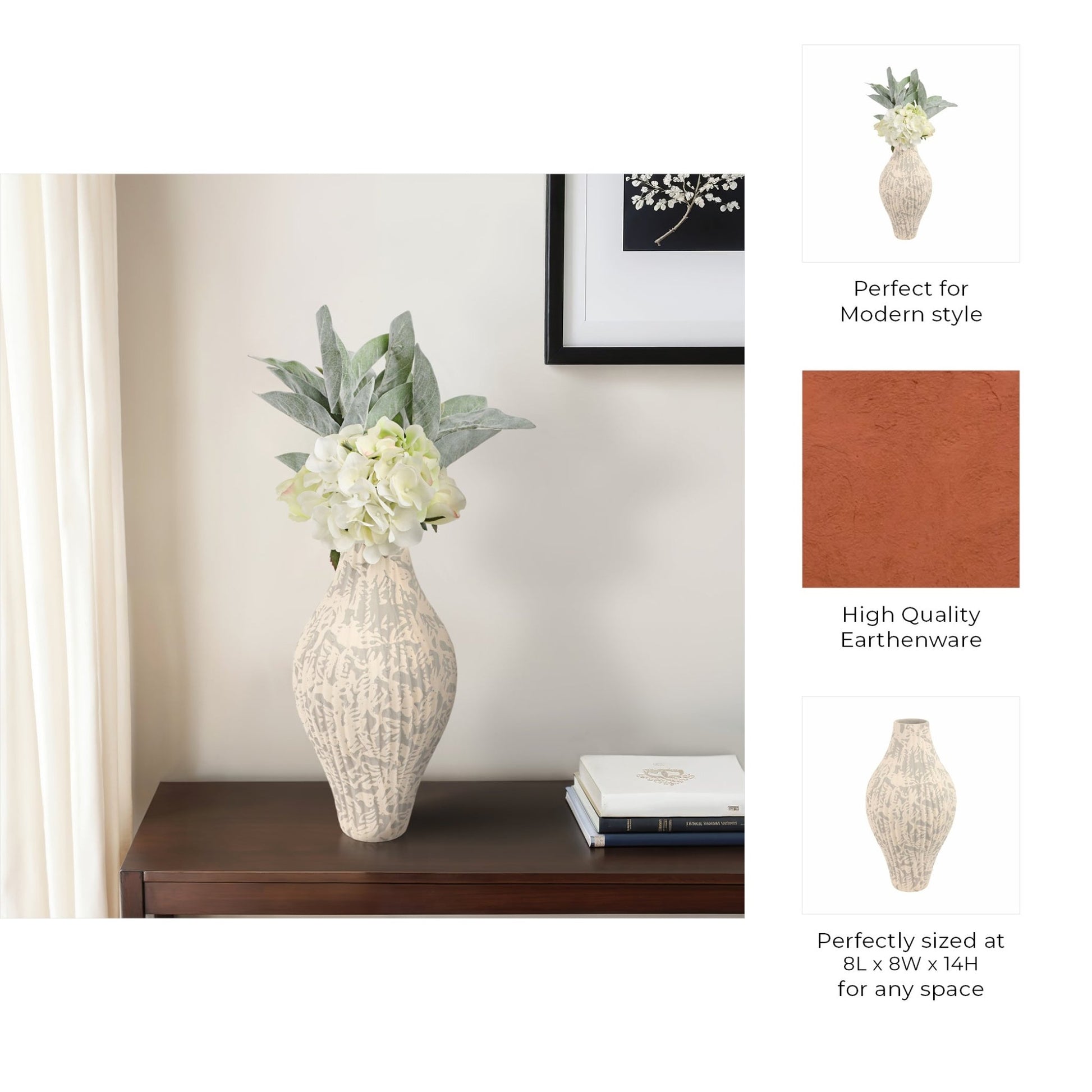 Sabrosa Portugal Vase Vases and Jars| Sagebrook Home