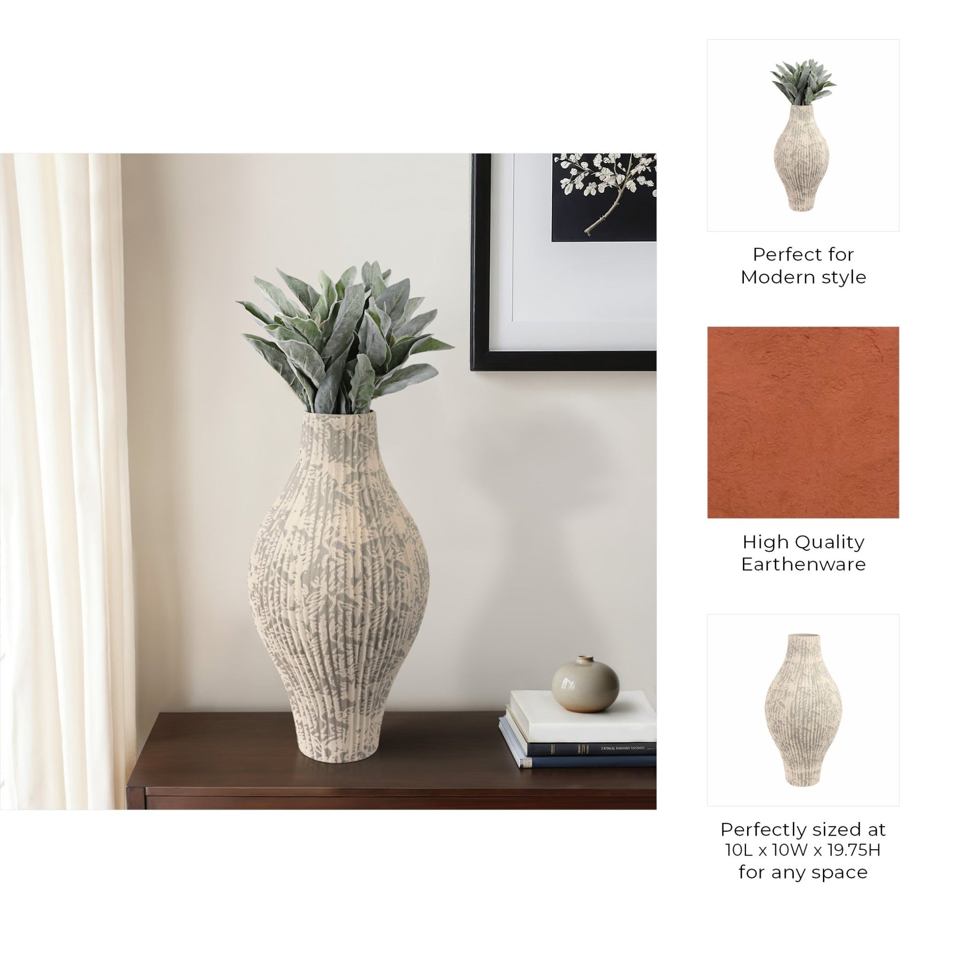 Sabrosa Portugal Vase Vases and Jars| Sagebrook Home
