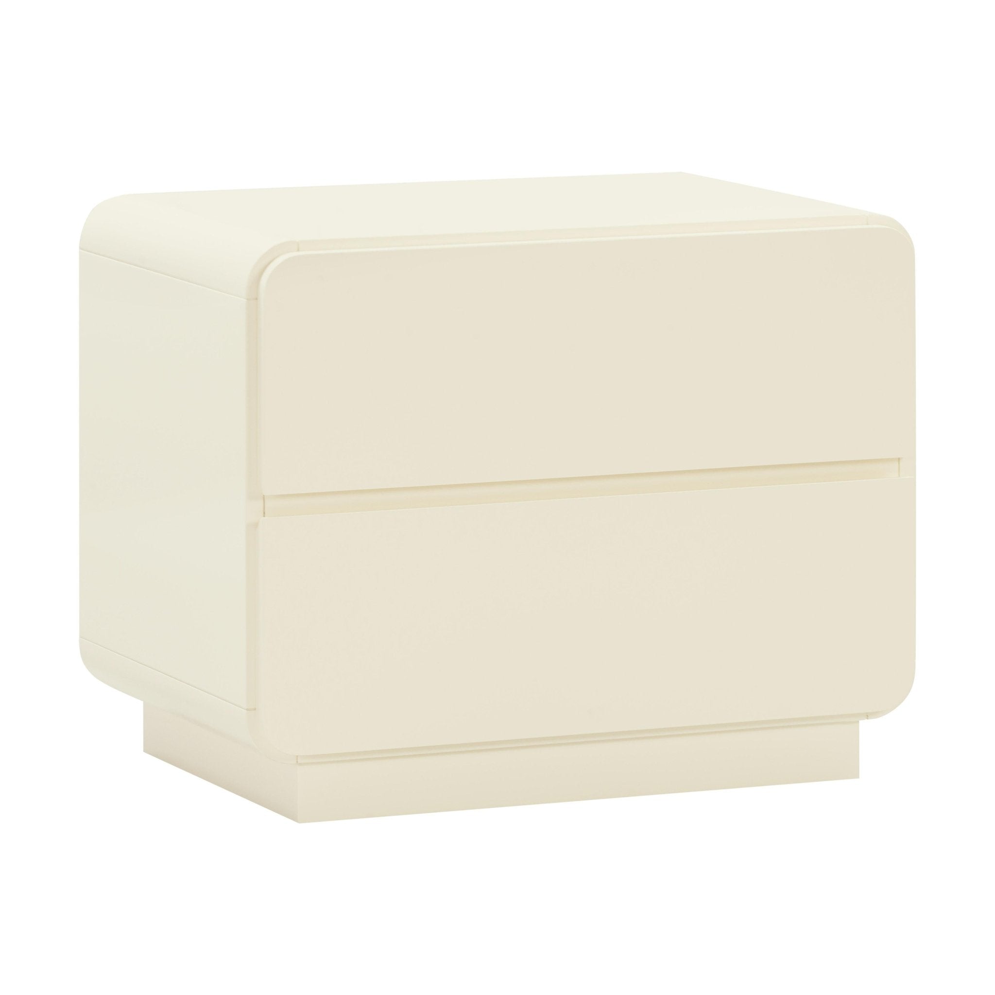 Sagura Cream Nightstand Nightstands| TOV