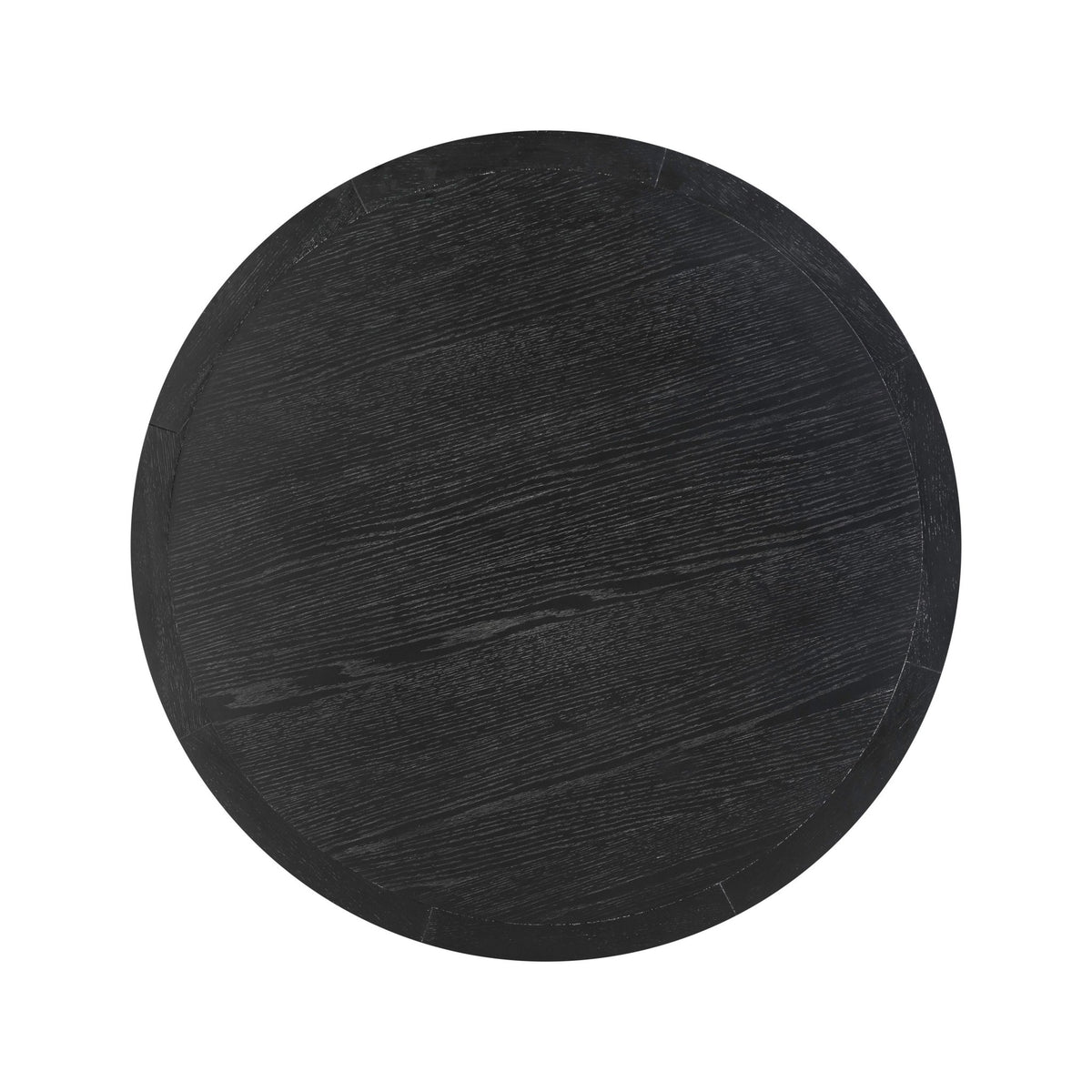 Sahara Black Oak Round Dining Table Dining Tables| TOV