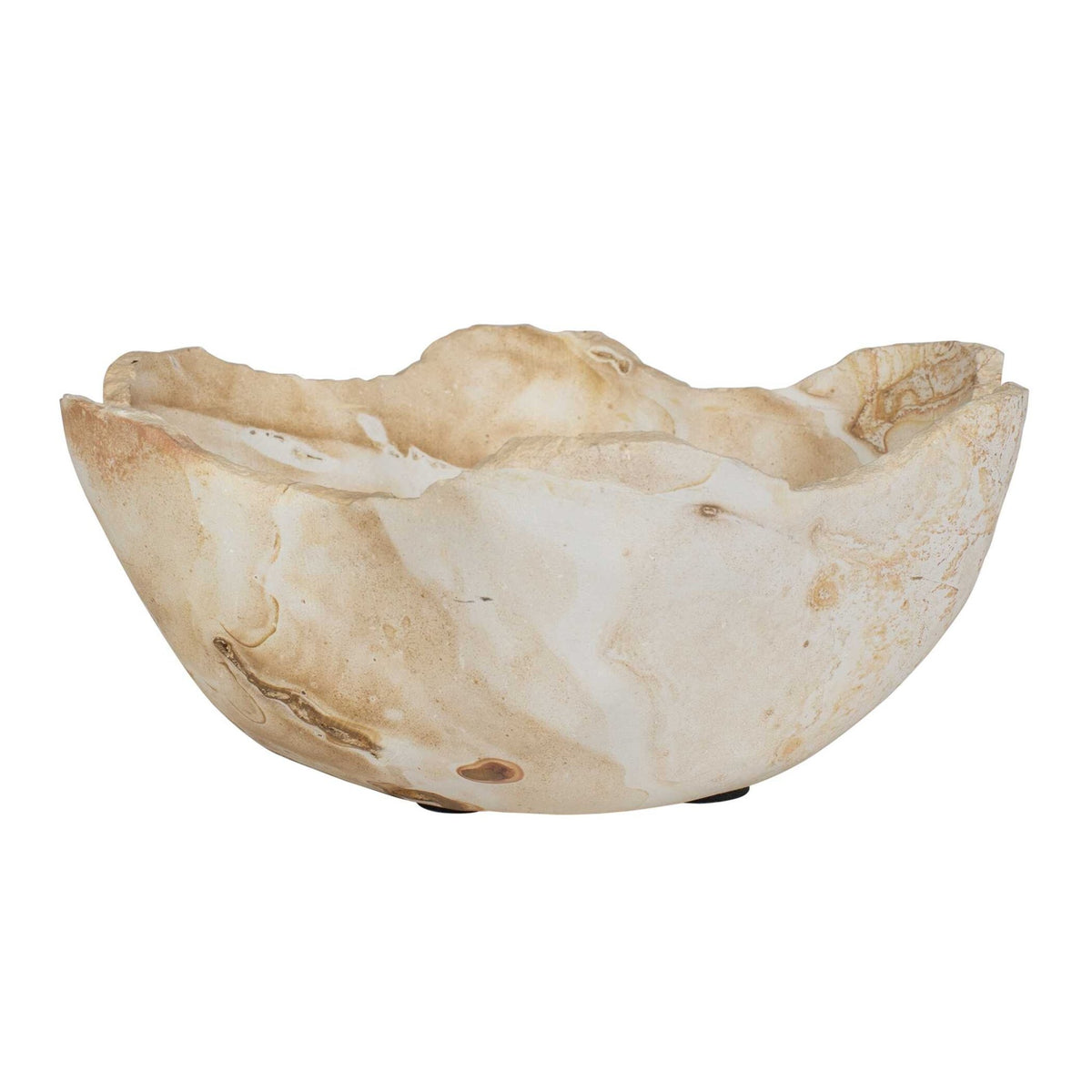 Sahara Bloom Indoor-Outdoor Stone Bowl Bowl| Uttermost