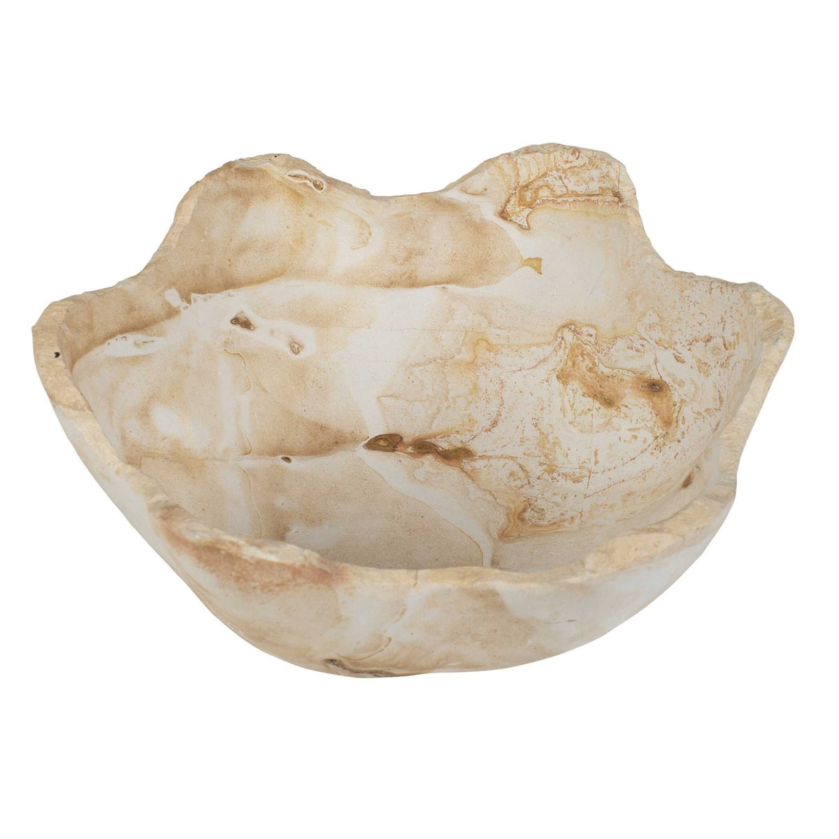 Sahara Bloom Indoor-Outdoor Stone Bowl Bowl| Uttermost